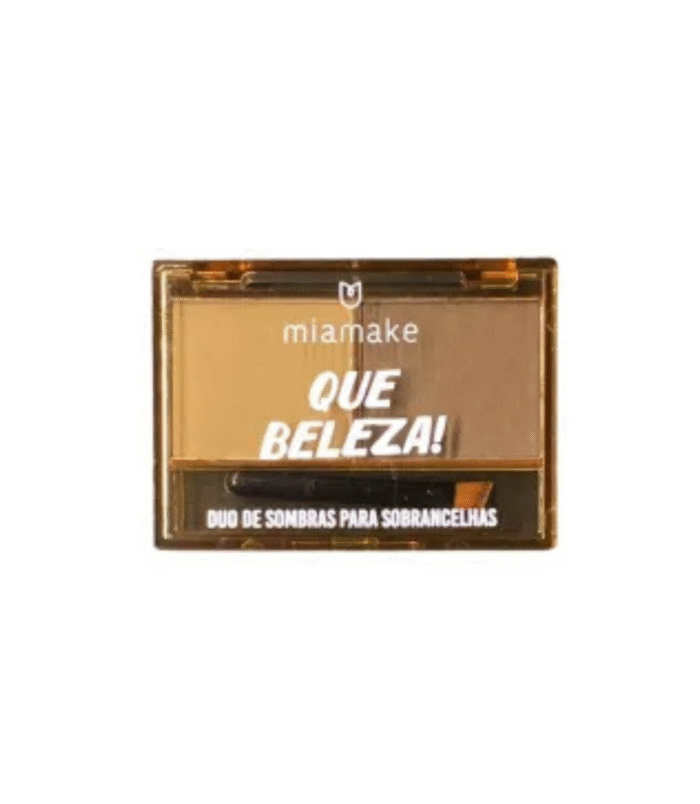 Duo de Sombras para Sobrancelhas com Pincel Duo de Sombras para Sobrancelhas com Pincel