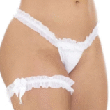 Calcinha Sexy com Perneira em Tule – Unidade