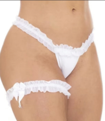 Calcinha Sexy com Perneira em Tule – Unidade